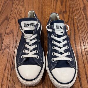 Converse Navy and White Low Top Sneakers